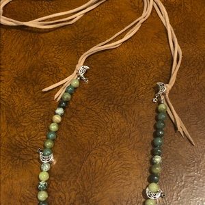 Genuine gemstone necklace